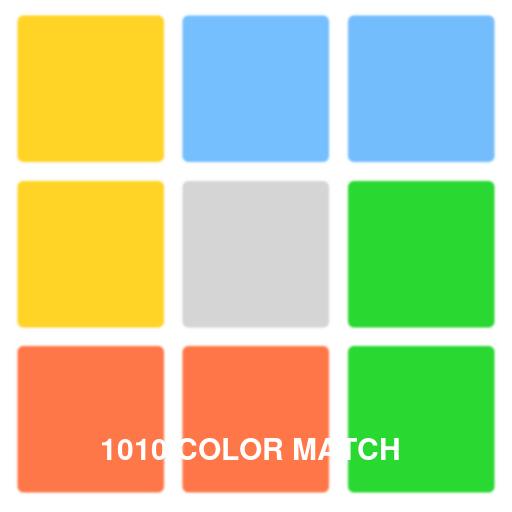 1010 Color Match neon grid gameplay